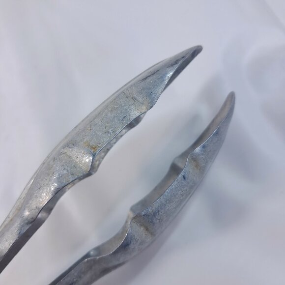 Coca-Cola Ice Tongs Aluminum Embossed Drink In Bottles St. Paul Coke 1940's - Picture 8 of 13